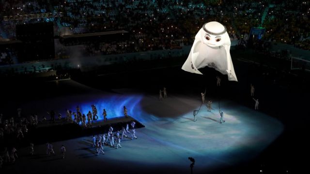 Mundial: las imágenes de la ceremonia inaugural de Qatar 2022, la primera Copa del Mundo jugada en un país árabe