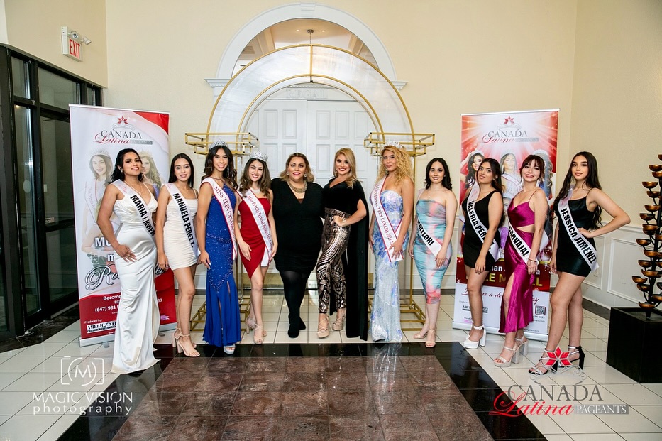 La noche de Reinas y glamour con Canada Latina Pageants