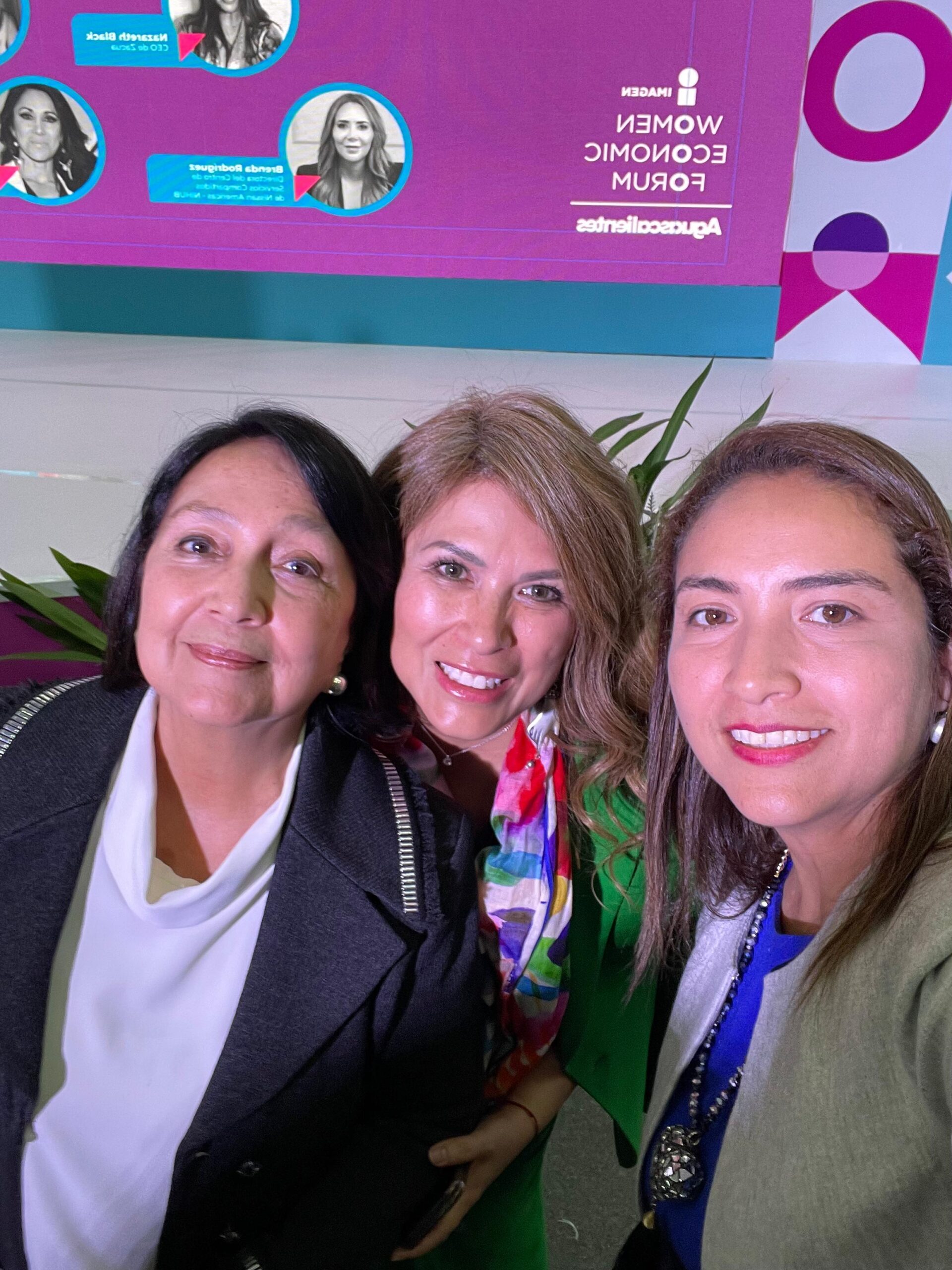 Gloria Rosado, de la Colectiva 50+1 Canadá, presente en el WEF Aguascalientes, México.