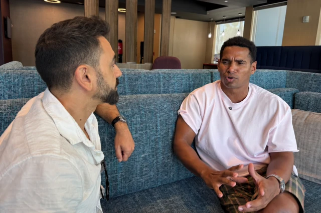 Otero Alcántara en la entrevista con BBC Mundo